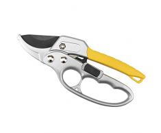 BLKykll Gartenschere: Stabile Rebenschere Mit Bypass-Schneide Für Frische Äste Und Zweige, Antihaftbeschichtet, Hochwertiger Stahl, Länge 20 cm, Schwarz