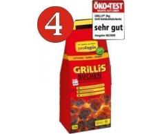 4 x Grillis Buchen Grill Holzkohle Briketts je 3 Kg