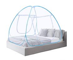 Moskitonetz Bett Baldachin Pop Up Faltbare doppelte Tür Anti Mosquito Bites (180 * 200 * 150 cm)