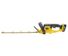 DeWalt bürstenlose Akku-Heckenschere / Strauchschere (18V, 5.0 Ah, 55 cm Schwertlänge, 19 mm Schnittstärke, inkl. Akku und System-Schnellladegerät), DCM563P1