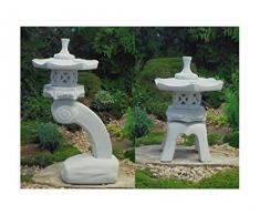 Japanische Steinlaternen Rankei & Yukimi Garten Laterne Koi Teich .2 Stück!!!