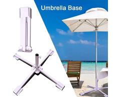 Haplws Sonnenschirmständer, tragbarer Faltbarer Strandständer Sonnenschirm Patio Sonnenschirmfuß Außenschirmschirm