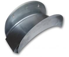 rg-vertrieb Wandschlauchhalter Schlauchhalter Metall Silber Gartenschlauch Wandhalter