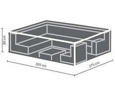 Perel Garden OCLS320 Schutzhülle Für Lounge-Set-320 cm, Schwarz, 320 x 275 x 80 cm