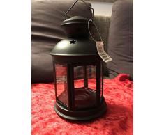 Unbekannt Windlicht, Metall-Laterne, 10x10x19 cm