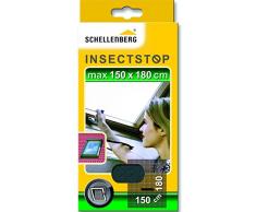 Schellenberg 50329 Fliegengitter mit Reißverschluss 150 x 180 cm anthrazit