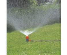 GARDENA Classic Sprühregner Fox: Schonender Rasensprinkler auch für kleinste Flächen, für maximal 11 m Durchmesser, ideal für Beete und Vorgärten, sicher im Boden fixierbar, mobil einsetzbar (1951-20)