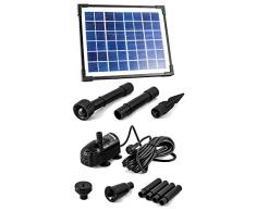 CLGarden Solar Springbrunnen Pumpe SP-S2 Solarpumpe 5W 5 Watt Teich Teichpumpe