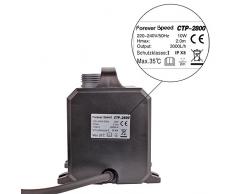 Forever Speed Super ECO Teichpumpe Filterpumpe Energiespar Wasserpumpe Koiteich Bachlaufpumpe (3000-12000L/H) 3000L/H …