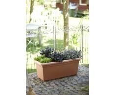 elho green basics Garden xxl 100 – Länglicher Pflanzenkasten in Living Black – Für den Outdoor-Bereich – L 44,5 x W 96,6 x H 10,6 cm