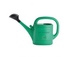 Gießkanne Blumengießer Gartengießkanne Kunststoff grün 10 & 14 L, Volumen:14 Liter