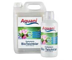 Aquani Bio Teichklar 1.000ml Gartenteich natürlicher Teichklärer für klares Wasser im Teich 100% natürliche Inhaltsstoffe effektive chemiefreie Teichpflege ideal für Koi und Schwimmteich