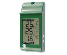 Digitales Max Min Gewächshausthermometer – Zur Erfassung der Höchst- und Mindesttemperaturen für den Einsatz im Gartengewächshaus oder zu Hause im Gewächshaus im Freien Zubehör für einfache Wandmontage