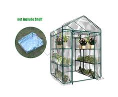 Tomaten-Gewächshaus aus aus PVC, Überwinterung, Zelt für den Garten im Freien und im Innenbereich (ohne Stangen und Regale)