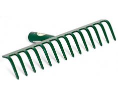 Rechen 14 Zinken 35,5 cm Rasenrechen Heurechen Harke K_16