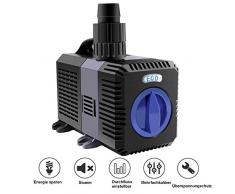 everfarel 4500L/H ECO Teichpumpe Pumpe Bachlaufpumpe Wasserpumpe 30W,Förderhöhe 4m