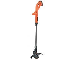 Black+Decker Akku-Rasentrimmer ST182320 (18V 2,0Ah, 25 cm Schnittbreite, AFS Reflex automatische Fadenverlängerung, für kleine und mittlere Gärten, inkl. Akku und Ladegerät)