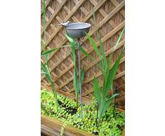 Vogeltränke auf Stab, Futterstelle, Gartenstab, Gartenstecker, Eisen