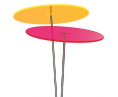 Cazador-del-sol ® | Duo | 2 x Sonnenfänger gelb und rot, Durchmesser 20 cm, 1,75 Meter hoch - das Original