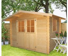 Gartenpro Stahlgerätehaus – Gartenhaus JULIA 270 x 200