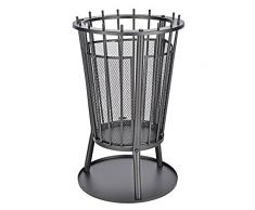 Feuerkorb Metall 40x61cm Funkenschutz Feuerschale Feuerstelle Terrasse