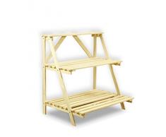 Gartenregal Blumenregal Blumentreppe Pflanzentreppe Holz Blumenkasten RP-02 NEU!