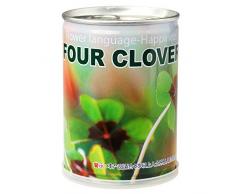 Monsterzeug Glücksklee in der Dose, Glücksbringer Kleeblatt, Glücksklee Samen, 4 blättriges Kleeblatt zum Verschenken, Zimmerpflanze