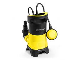 TROTEC TWP 4025 E Schmutzwasser Klarwasser Tauchpumpe (400 Watt, max. 7.500 l/h, max. 5 m Förderhöhe, Fremdkörper bis 25 mm)