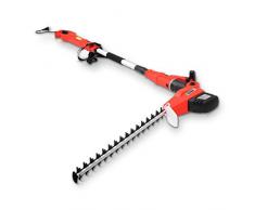 HECHT Elektro-Heckenschere 675 Teleskop-Strauch-Schere (750 Watt, Schnittlänge von 510 mm, ausziehbarer Teleskopstiel)