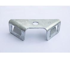 Gabionen Winkel-clip verzinkt I Gabionen-korb I Sicht-schutz I Doppelstab-Matten I Lärm-schutz I Gitter-stein-wand I Drahtkorb I Stein-gabione