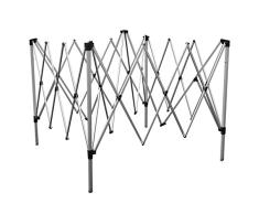 Nexos Klapp Faltpavillon Rahmen 3 x 6m Gestell Falt Pavillon inkl. Tragetasche Transporttasche