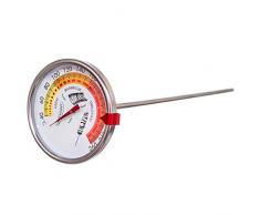 ORION Räucherthermometer Thermometer für Räucherofen für Fleisch Fisch 33 cm Räuchertonne Räucherschrank