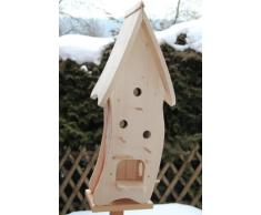 Dekorativer XXXL Nistkasten(N4) mit Vogelfutterhaus-Vogelhaus--Vogelhäuschen-sauberste Verarbeitung-Vogelhaus Garten Deko