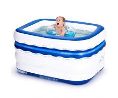XYZMDJ Weiß aufblasbare Badewanne, bewegliche Badewanne, Durable Soaking Badewanne freistehend Kind Spiel-Pool Baby-Familie Eindickung