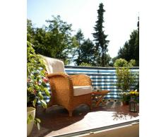 Videx 11412 PE Balkonbespannung 90x500cm blau/weiß