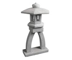 gartendekoparadies.de Wunderschöne Steinlaterne Kotoji Yukimi aus Steinguss, frostfest