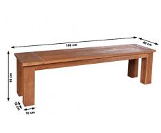 Ambientehome Strandgut07 Teakholz Sitzbank retro recycelt, grau, 160 x 40 cm, 67100