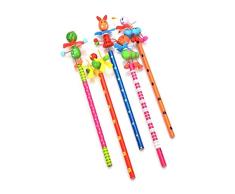 Qianqian56 Holz-Windmühle, Cartoon-Tier-Bleistift, Kawaii, Studenten, Kinder, Persönlichkeit, Geschenk, Kunstbedarf