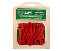 ALM BQ026 Kunststoff Ersatzmesser für Bosch Rasentrimmer (20.er Pack)