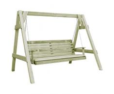 vidaXL Imprägniertes Kiefernholz Gartenschaukel Hollywoodschaukel Schaukelbank
