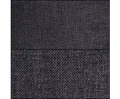 sunnypillow Bankauflage Stuhlkissen mit abnehmbarem Bezug Bankkissen Bankpolster Polsterauflage Auflage für Gartenbank viele Farben und Größen zur Auswahl (140 x 50 x 5cm, Anthrazit)