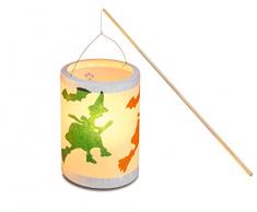 Ursus 6710000 - Laternen-Bastelset zum Selbstgestalten mit Zeichentransparentpapier, ca. 20 x 15,3 cm