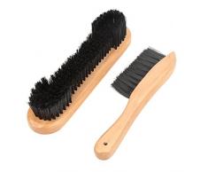 2 Stück Billard Tischbürsten Snooker Billard Zubehör, Holz Billardtischbürste Pool Queue mit Nylonborsten Set Billard Tisch Reinigungswerkzeuge Zubehör