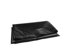 Blanketswarm Gummi-Teichfolie, 150 cm x 200 cm, Schwarze Teichfolie für Koiteiche, Garten, Landschaftsbau, Pools und Springbrunnen