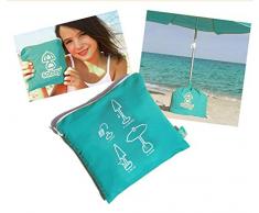 Solboy Strandschirmständer - Sonnenschirm Ständer Schirmständer für den Strandschirm, Sonnenschirmhalter (Sonderedition 2019) - Bodenhülse - Ideal für Flugreisen