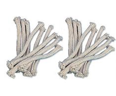 iapyx timtina® Ersatzdochte für Gartenfackel Bambusfackel Fackel Öllampe (18 Stück)