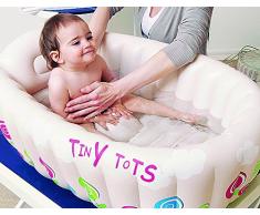 Jilong Tiny Tots Baby-Wanne Kinderwanne Badewanne Planschbecken Kinder Wassertemperatur Warnanzeige
