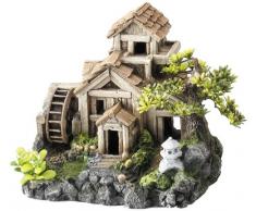 Europet Bernina 234-107867 Action-Decor Bonsai-Mill mit Bewegungsfunktion 26 x 16.5 x 20.5 cm