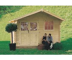 Rosita – Vogelhaus aus Holz Garten Farbe tanne Natur Gartenpro Stahlgerätehaus