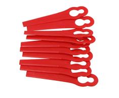 Yue668 40Pcs Kunststoff Rasen Trimmer Klingen Schnelle Switchblades Trimmer Ersatz Zubehör für Rasentrimmer Garten
